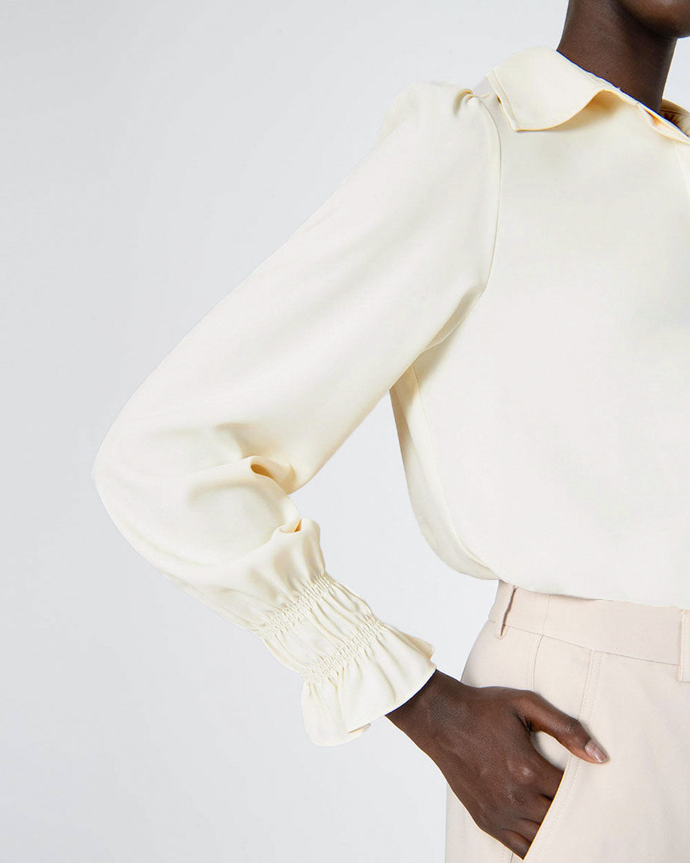 Jasmina Collared Blouse