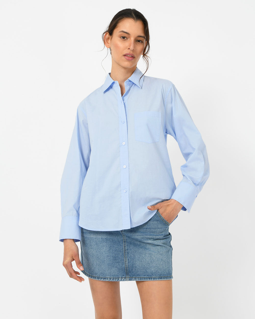 Dallas Oversized Cotton Blouse