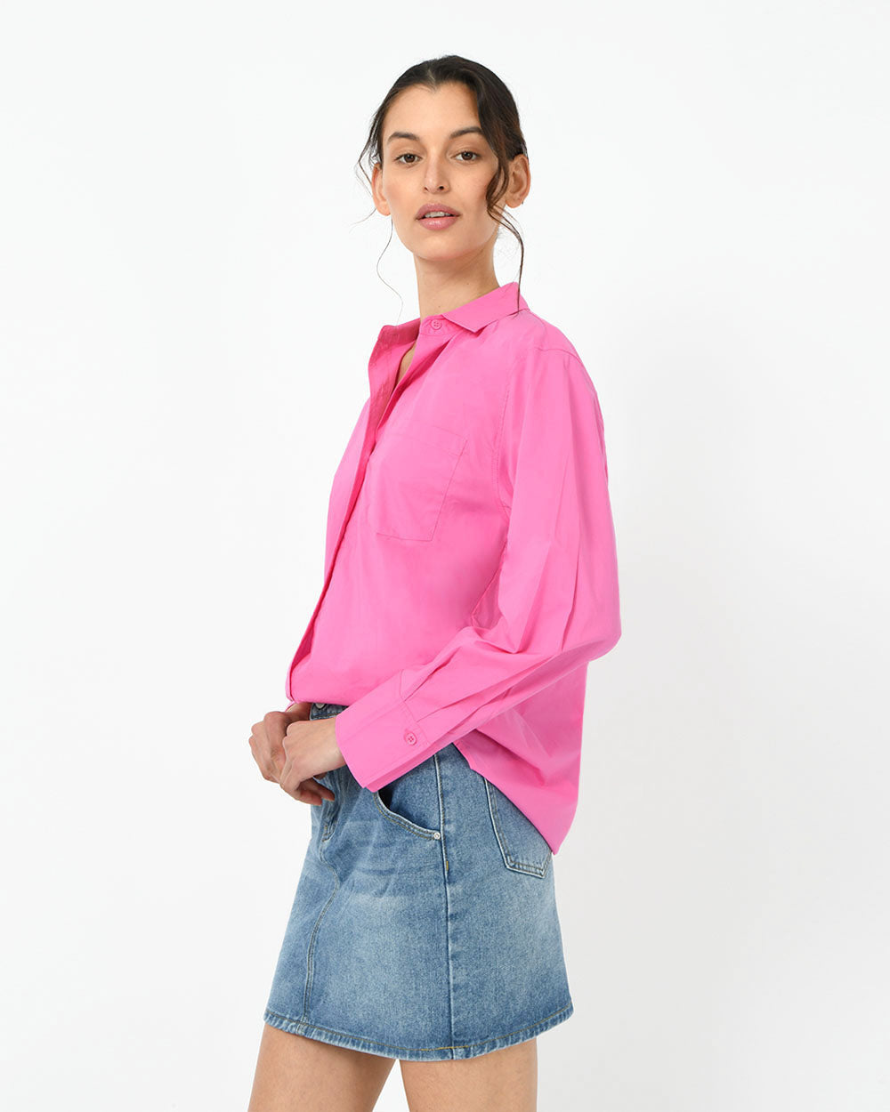 Dallas Oversized Cotton Blouse