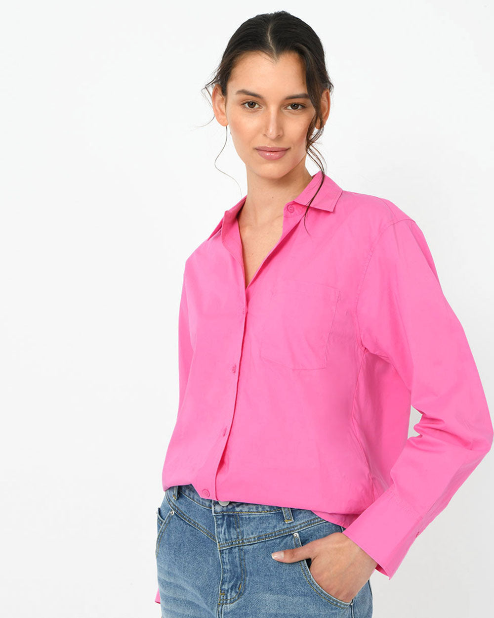 Dallas Oversized Cotton Blouse