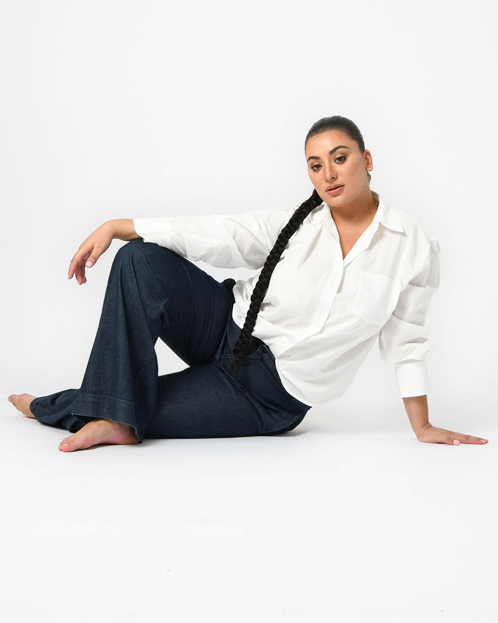 Dallas Oversized Cotton Blouse