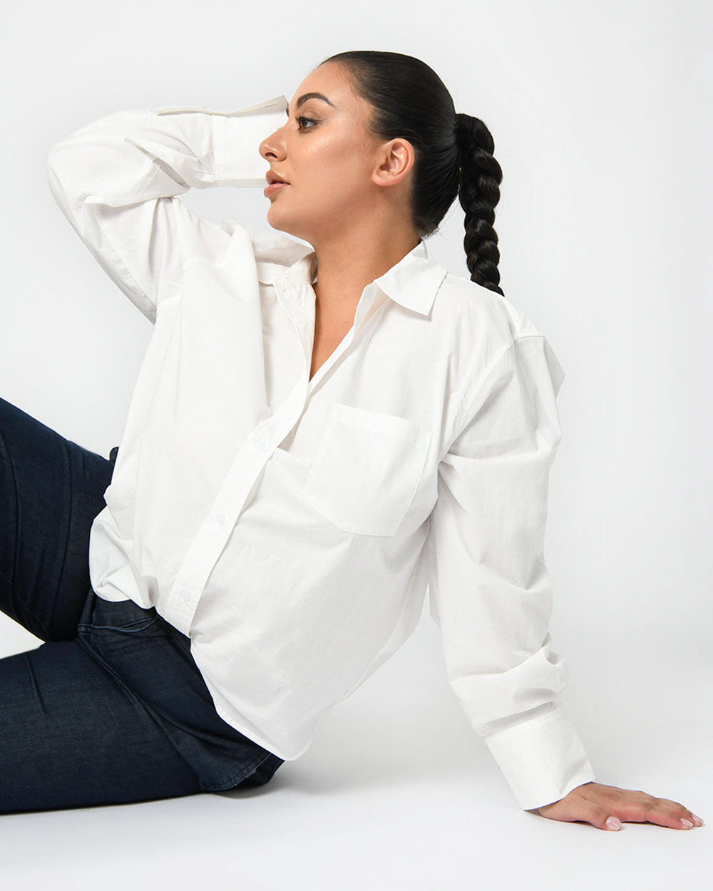 Dallas Oversized Cotton Blouse