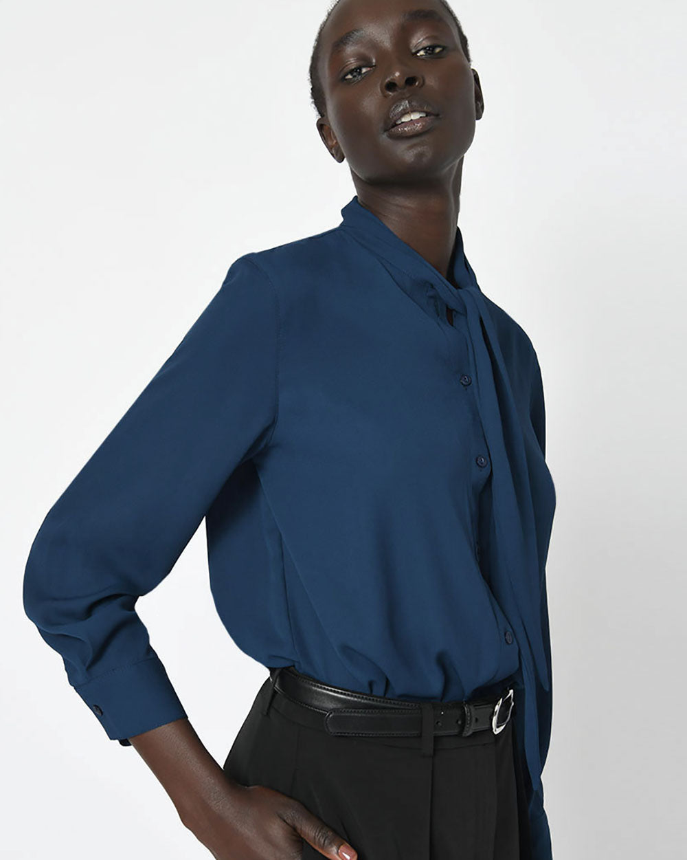 Tessa Tie Neck Shirt