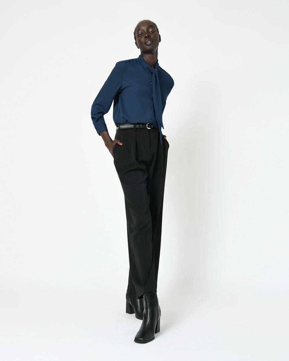 Tessa Tie Neck Shirt