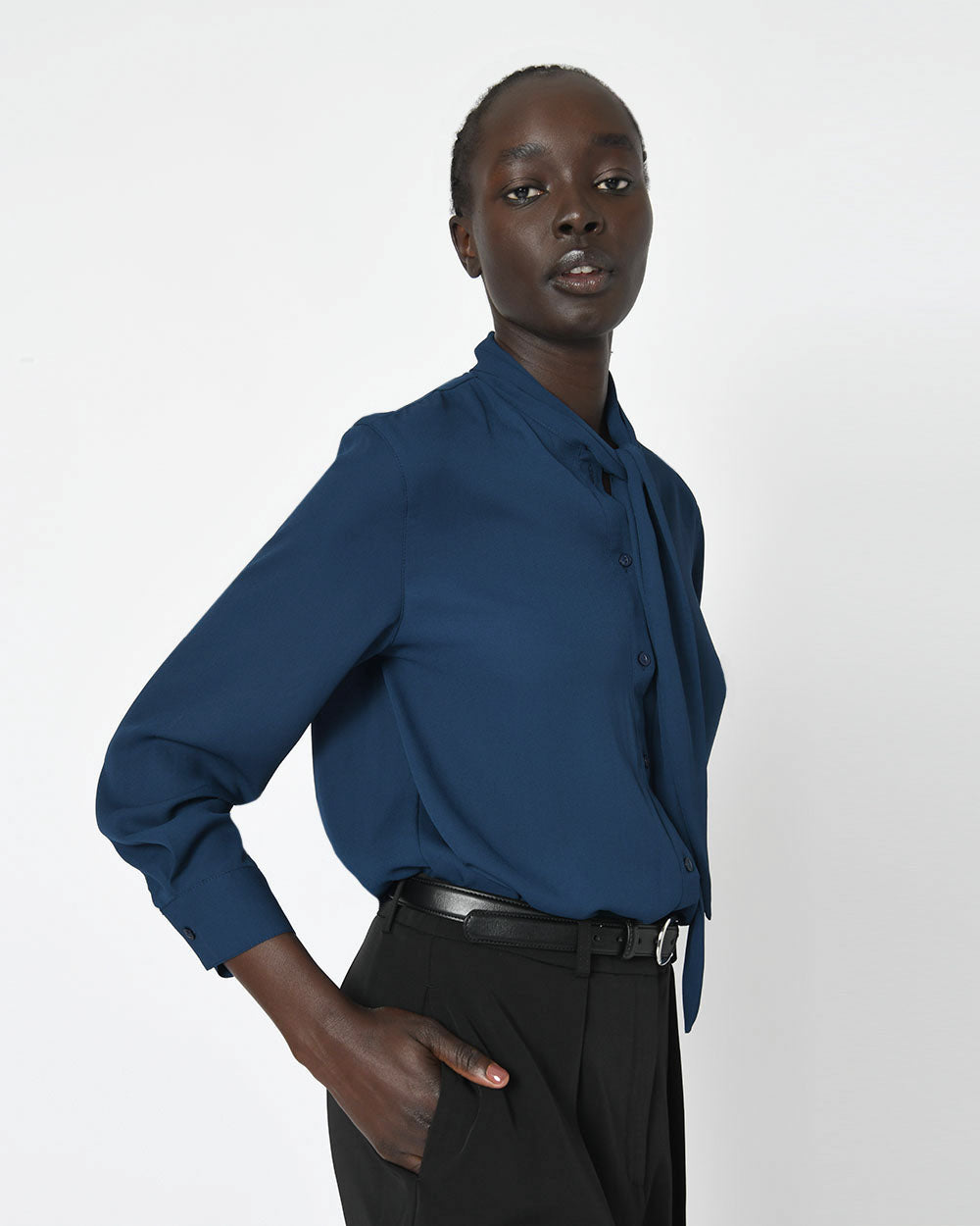 Tessa Tie Neck Shirt