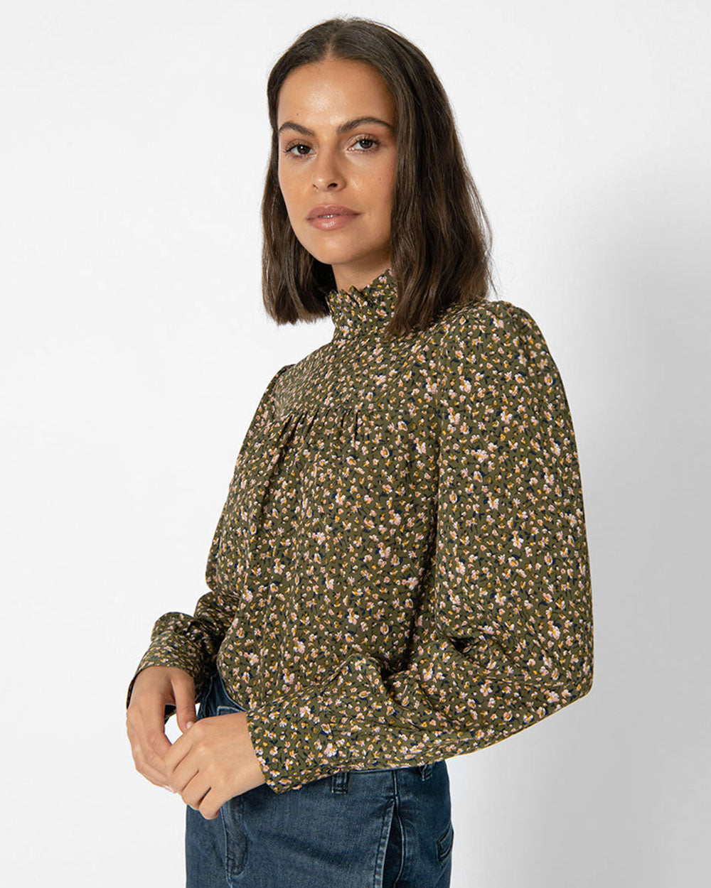 Rhianna Frilled Collar Blouse