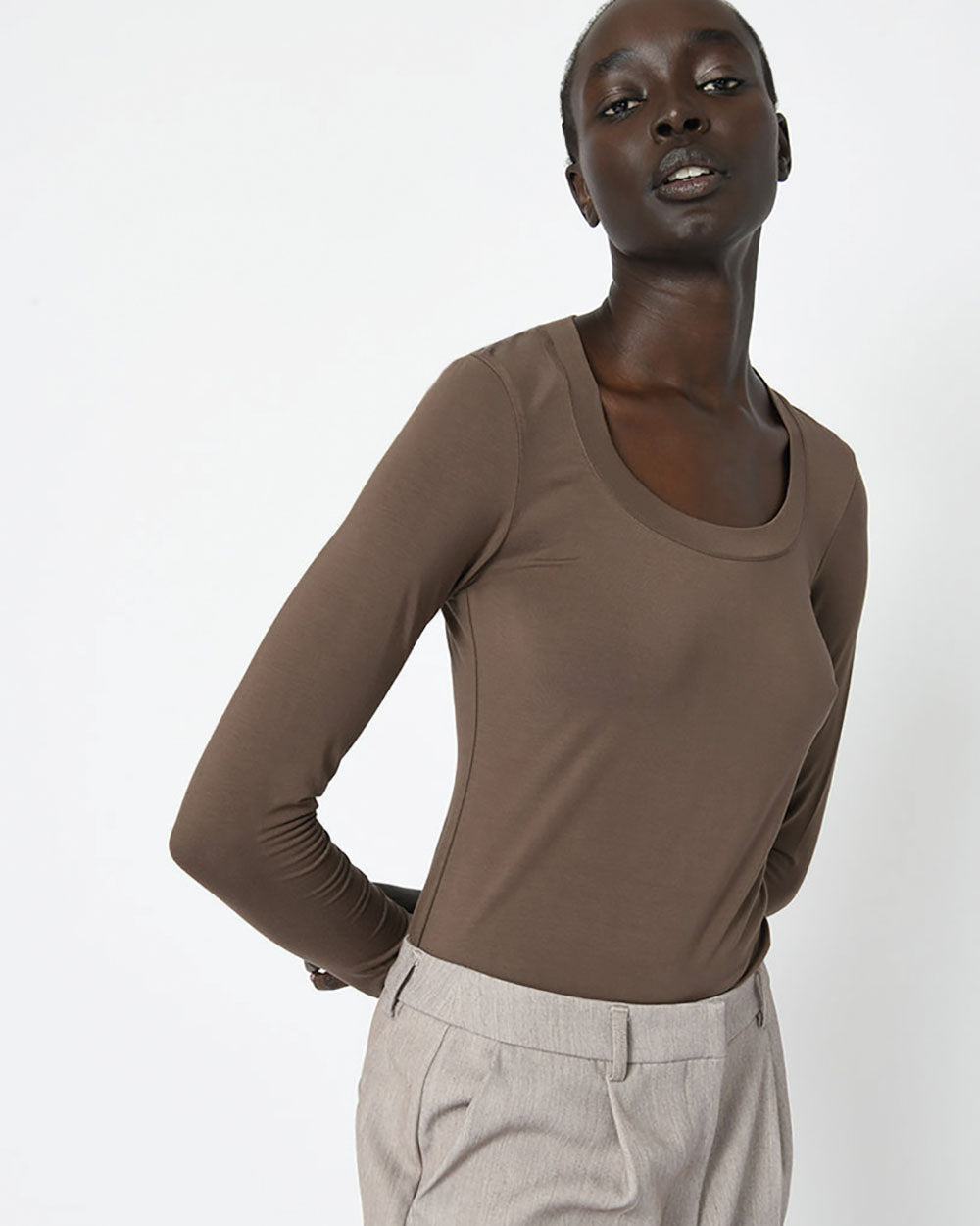 Zoey Scoop Neck Top