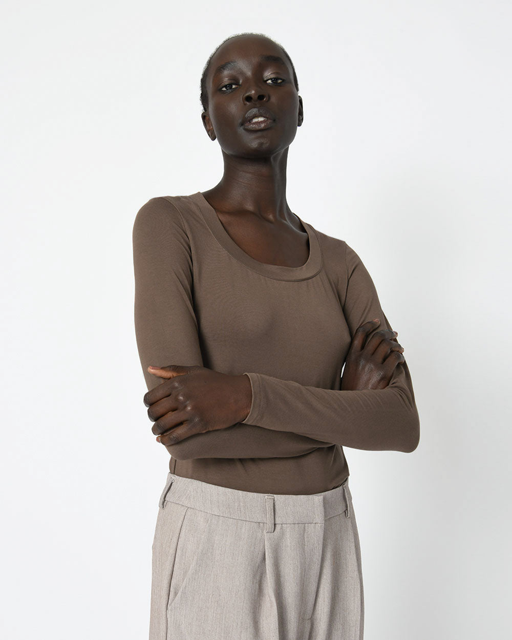 Zoey Scoop Neck Top