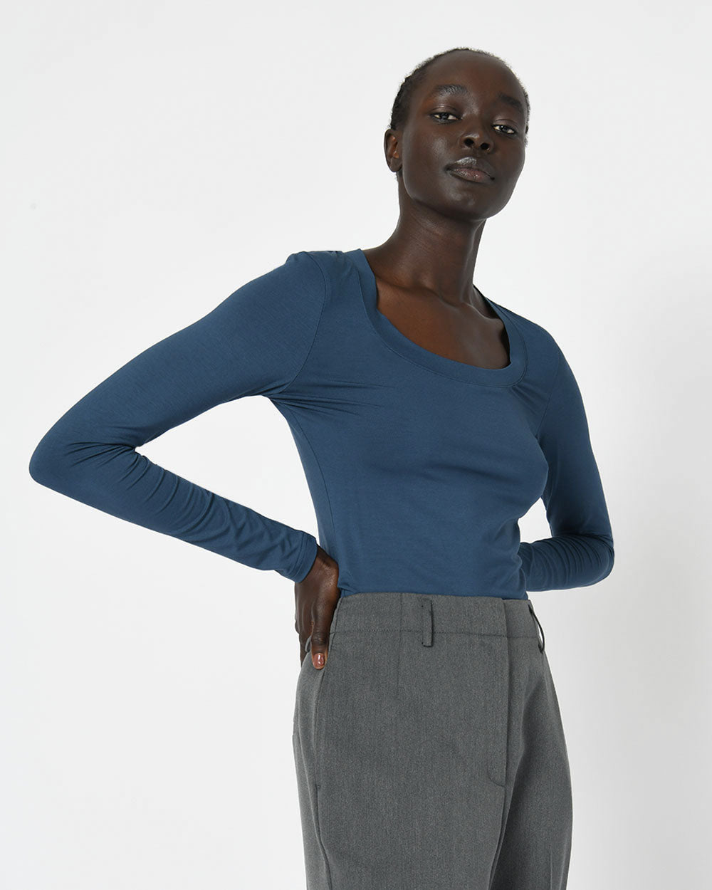 Zoey Scoop Neck Top