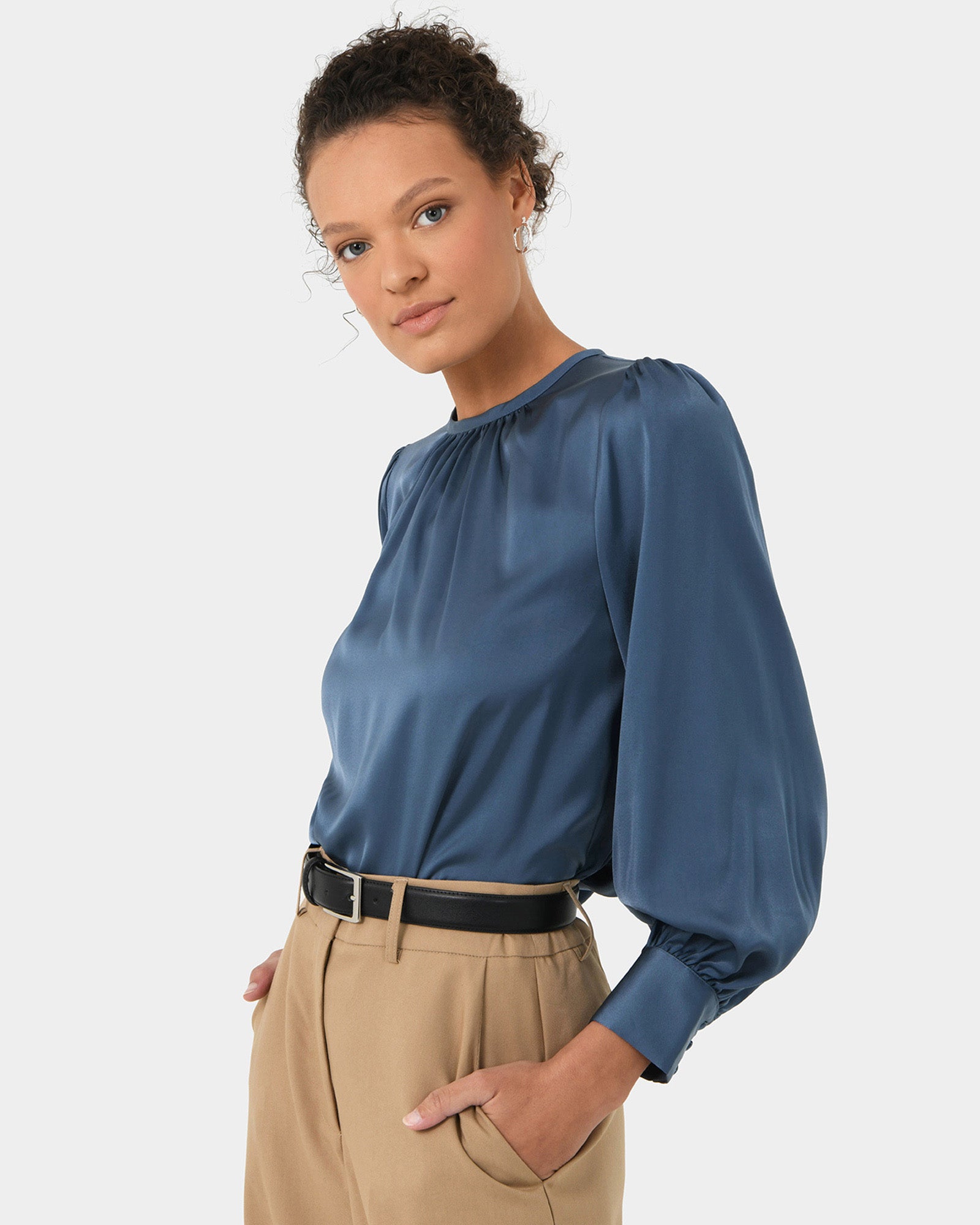 Cameron Satin Blouse