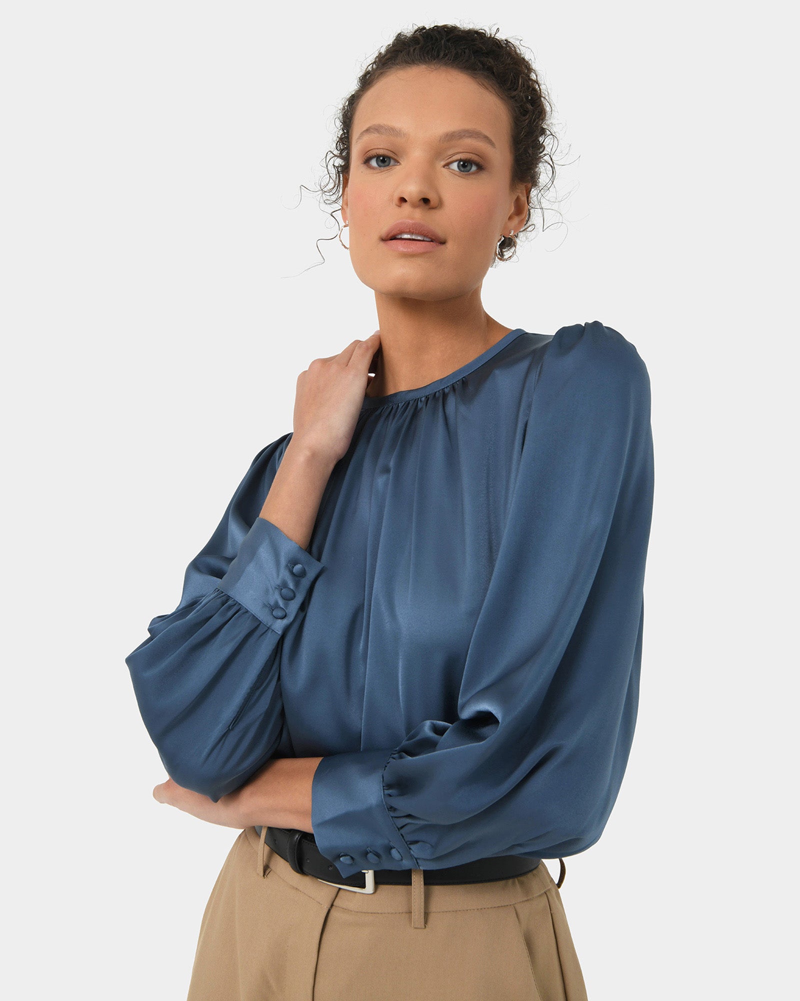Cameron Satin Blouse