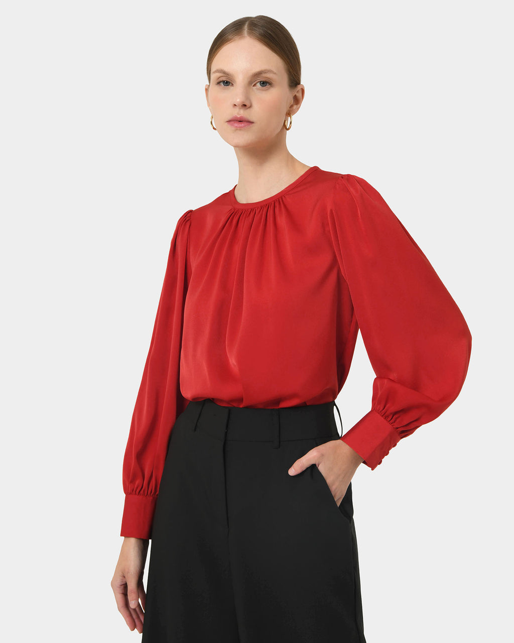 Cameron Satin Blouse