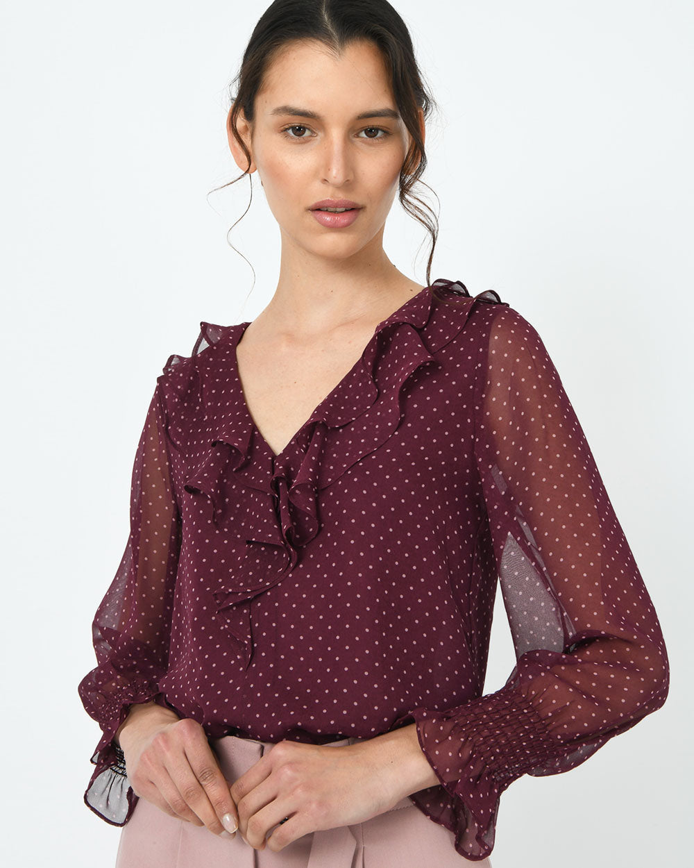 Theodora Ruffle Blouse