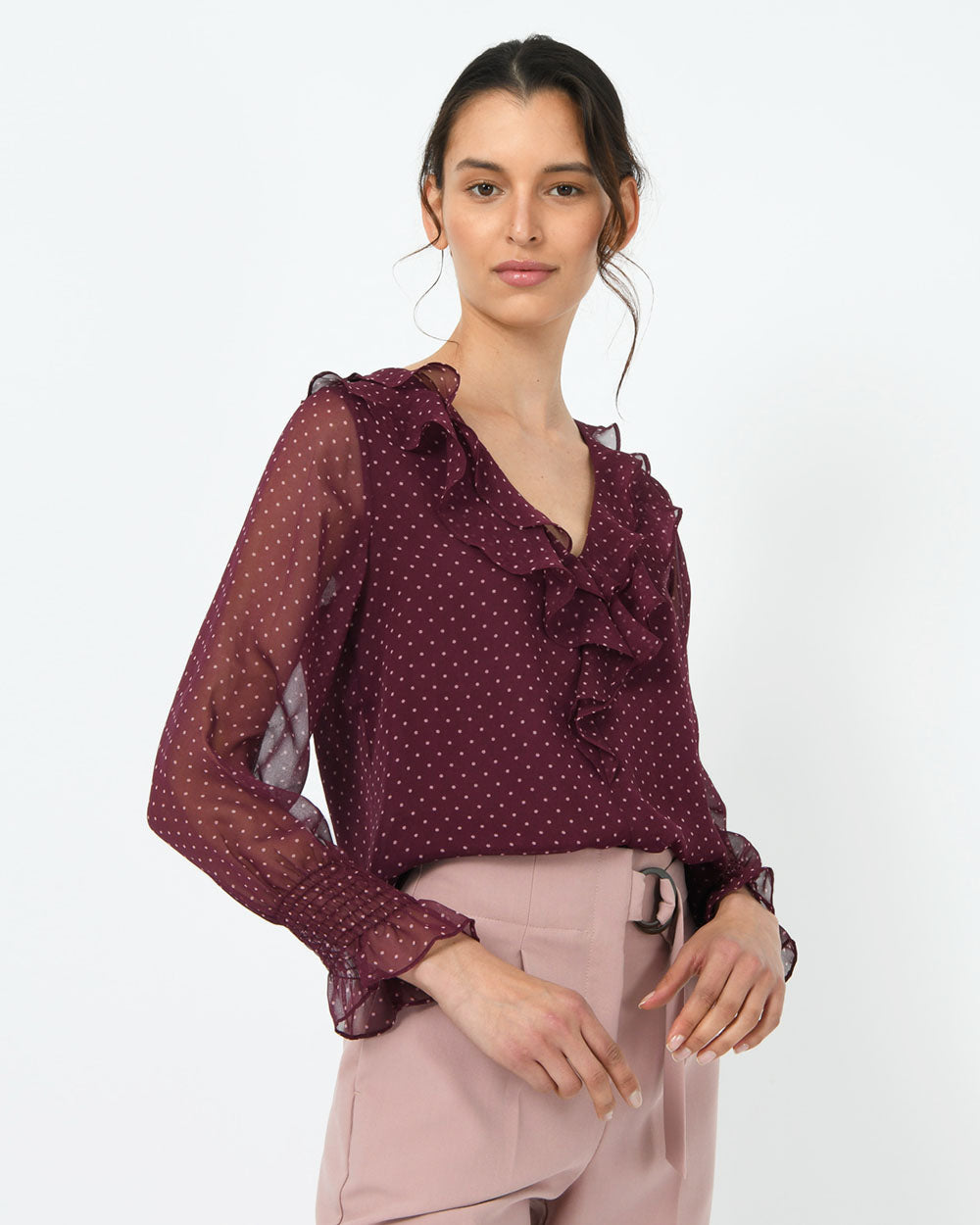 Theodora Ruffle Blouse