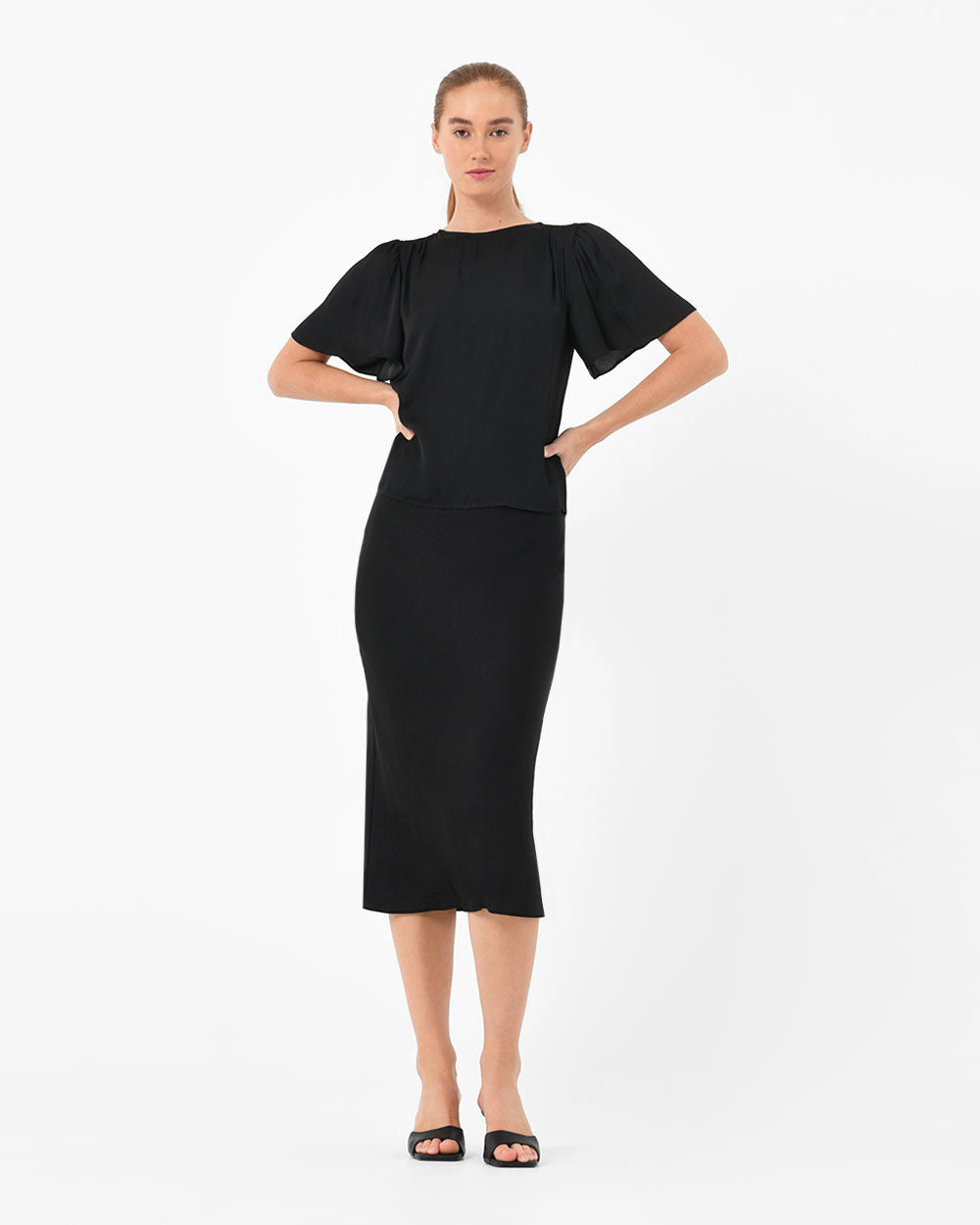 Lochiel Frill Sleeve Blouse