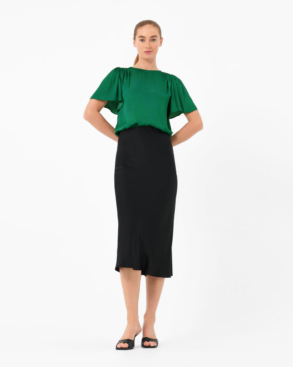 Lochiel Frill Sleeve Blouse