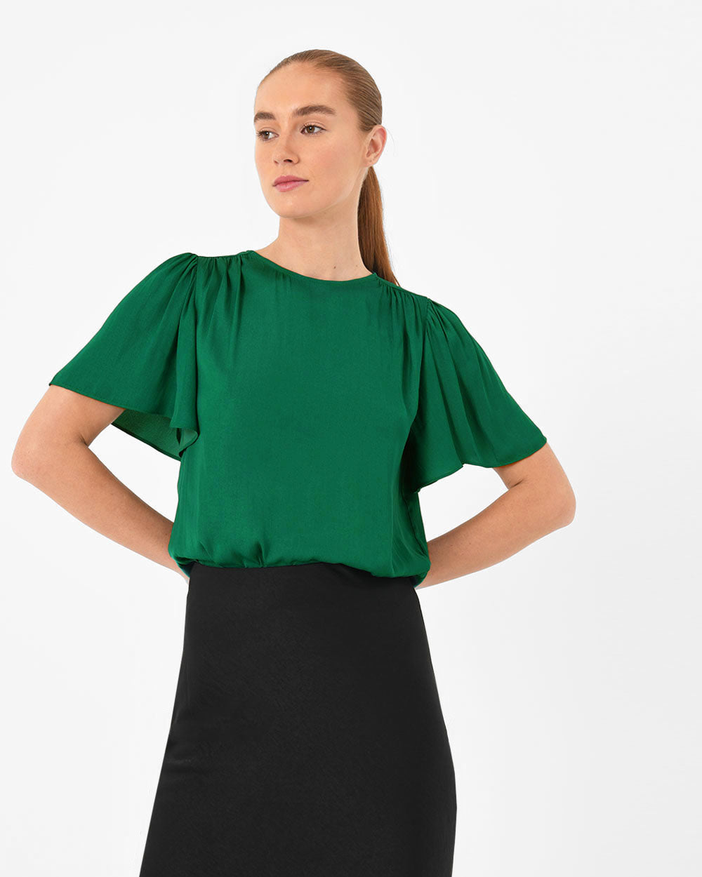 Lochiel Frill Sleeve Blouse