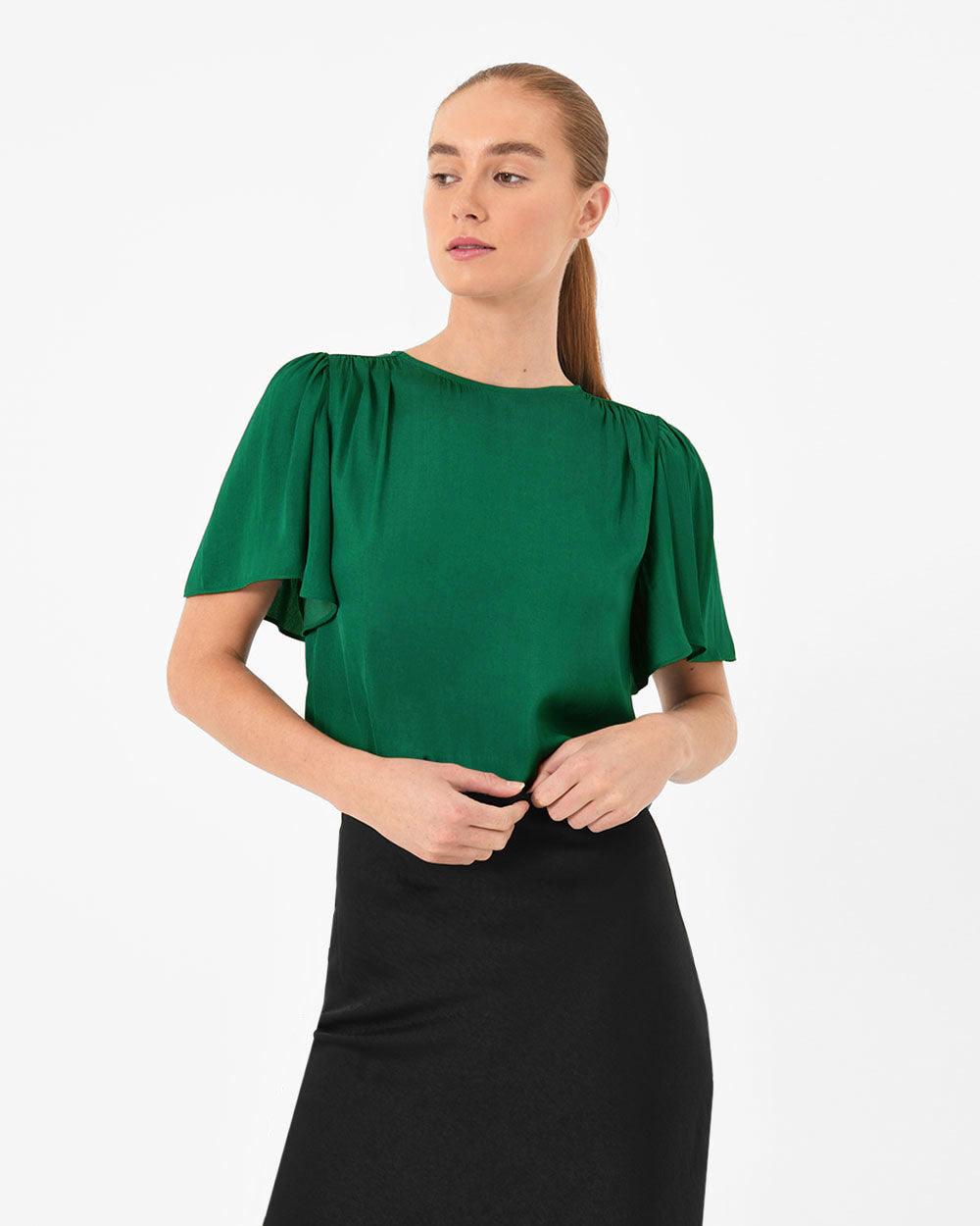 Lochiel Frill Sleeve Blouse