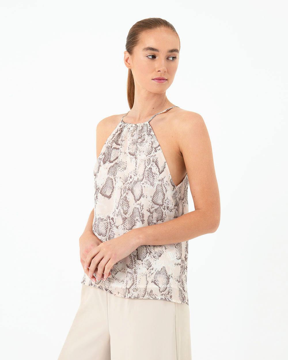 Mannuela Halter Neck Top