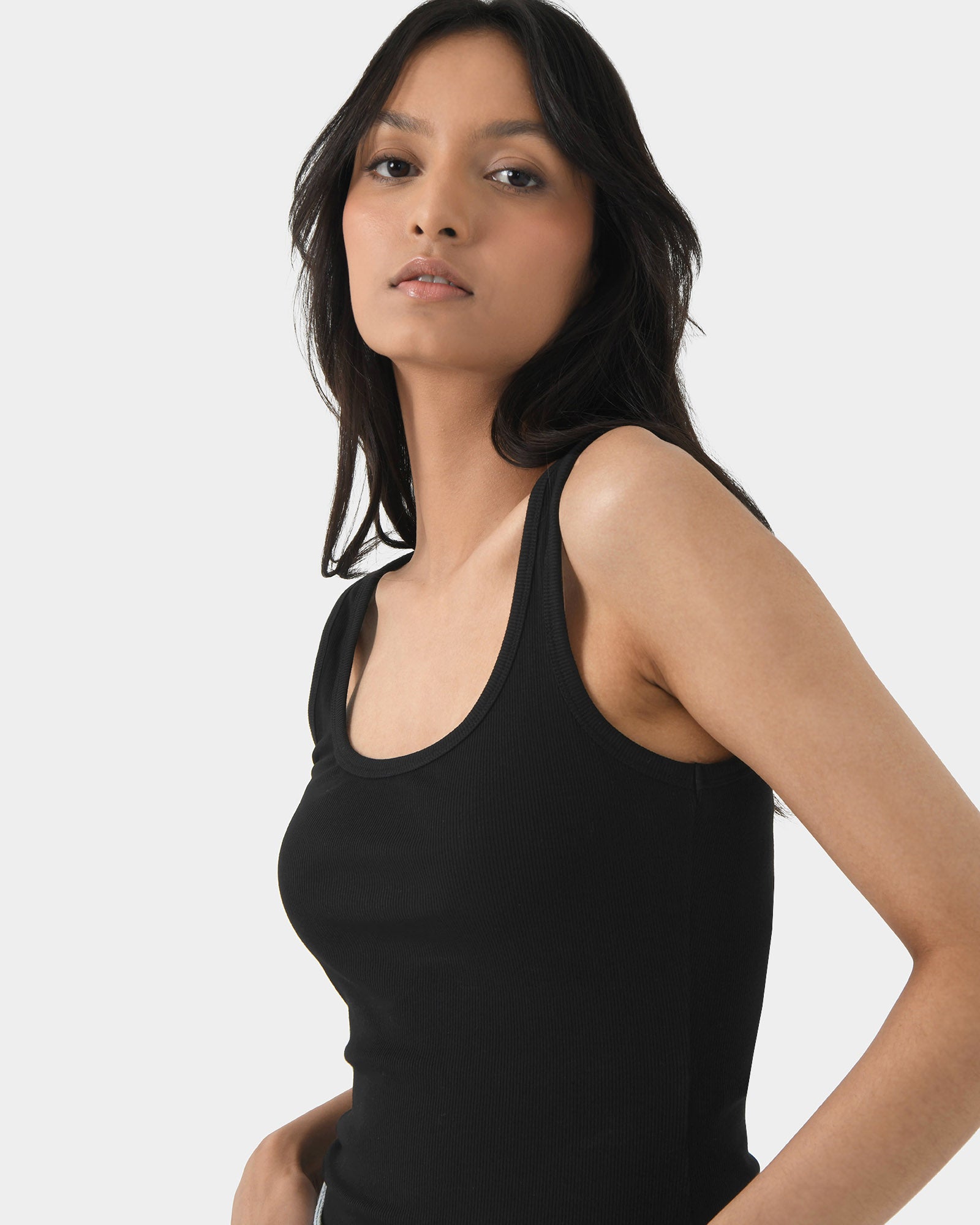 Hilo Fitted Rib Tank Top
