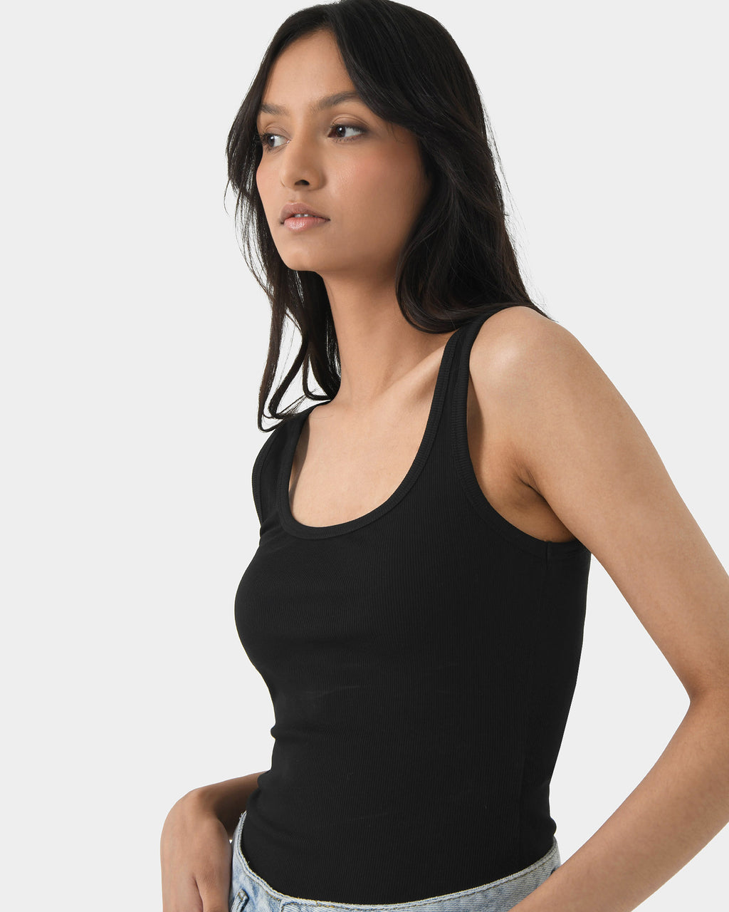 Hilo Fitted Rib Tank Top