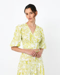 Tropez Tropical Print Crop Top