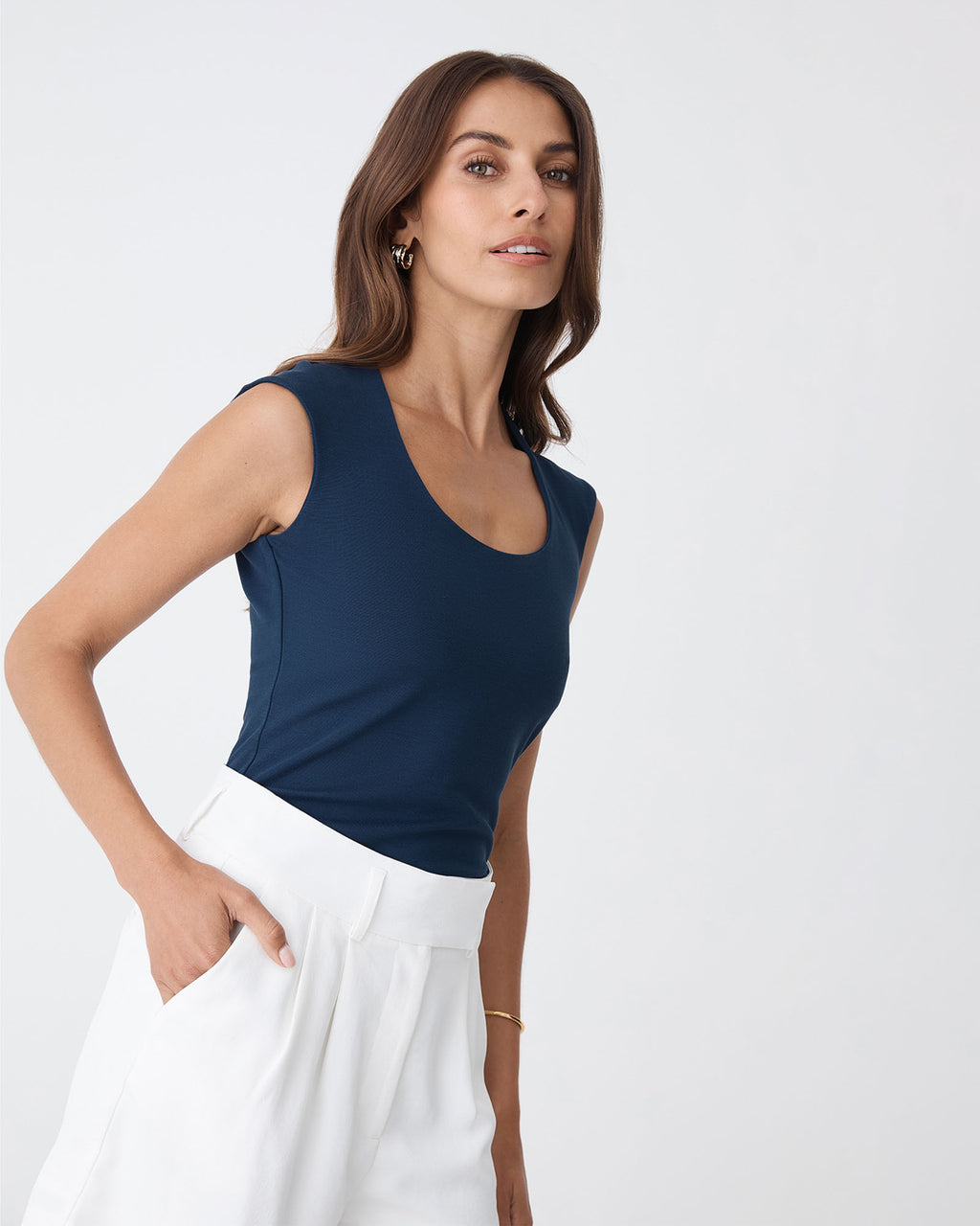 Soho Scoop Neck Top