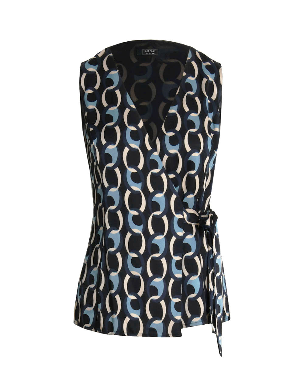 Delphi Retro Print Top