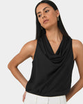 Pirla Draped Cowl Neck Top