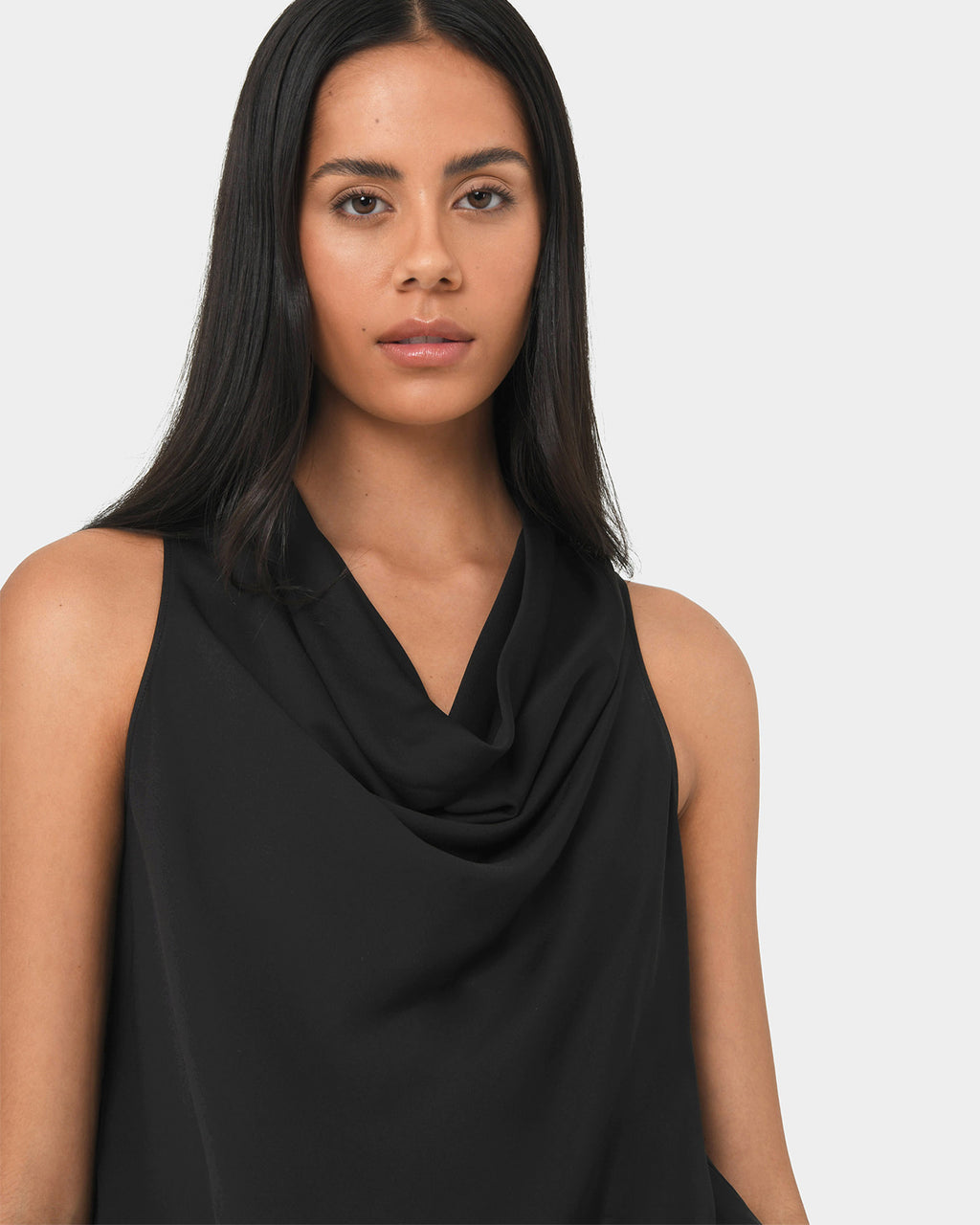 Pirla Draped Cowl Neck Top