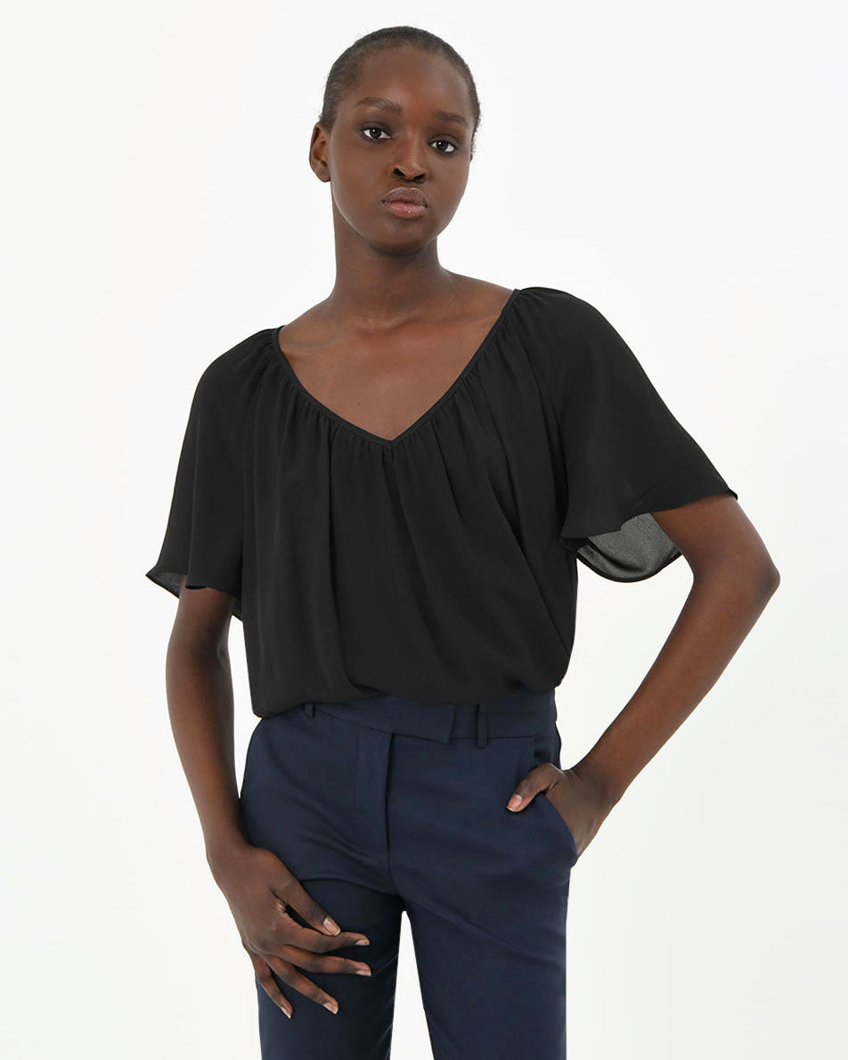 Nico Gathered Neck Top