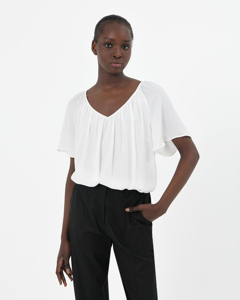 Nico Gathered Neck Top
