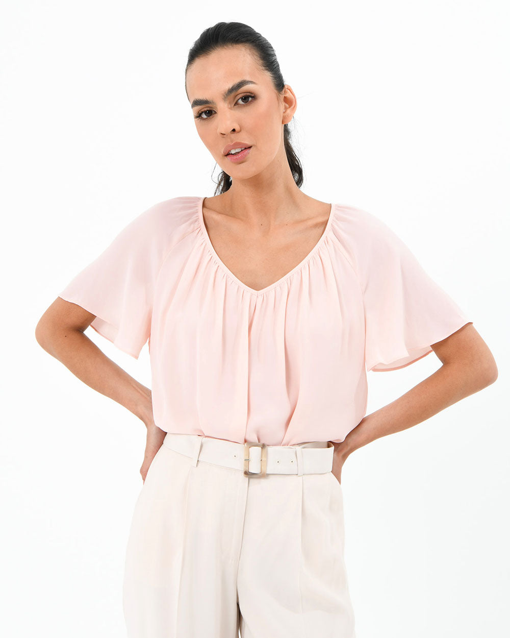 Nico Gathered Neck Top