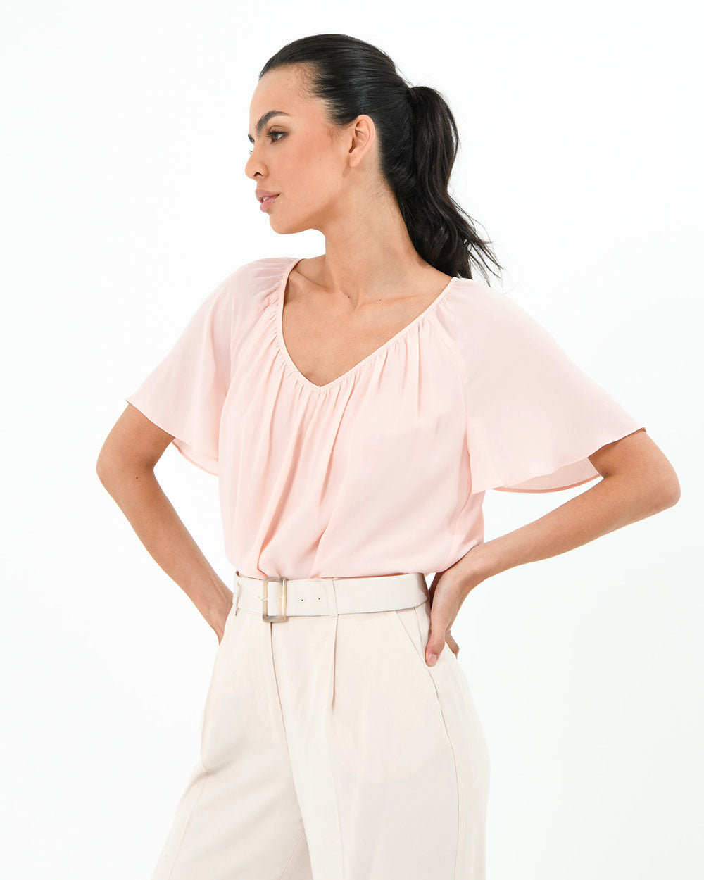 Nico Gathered Neck Top