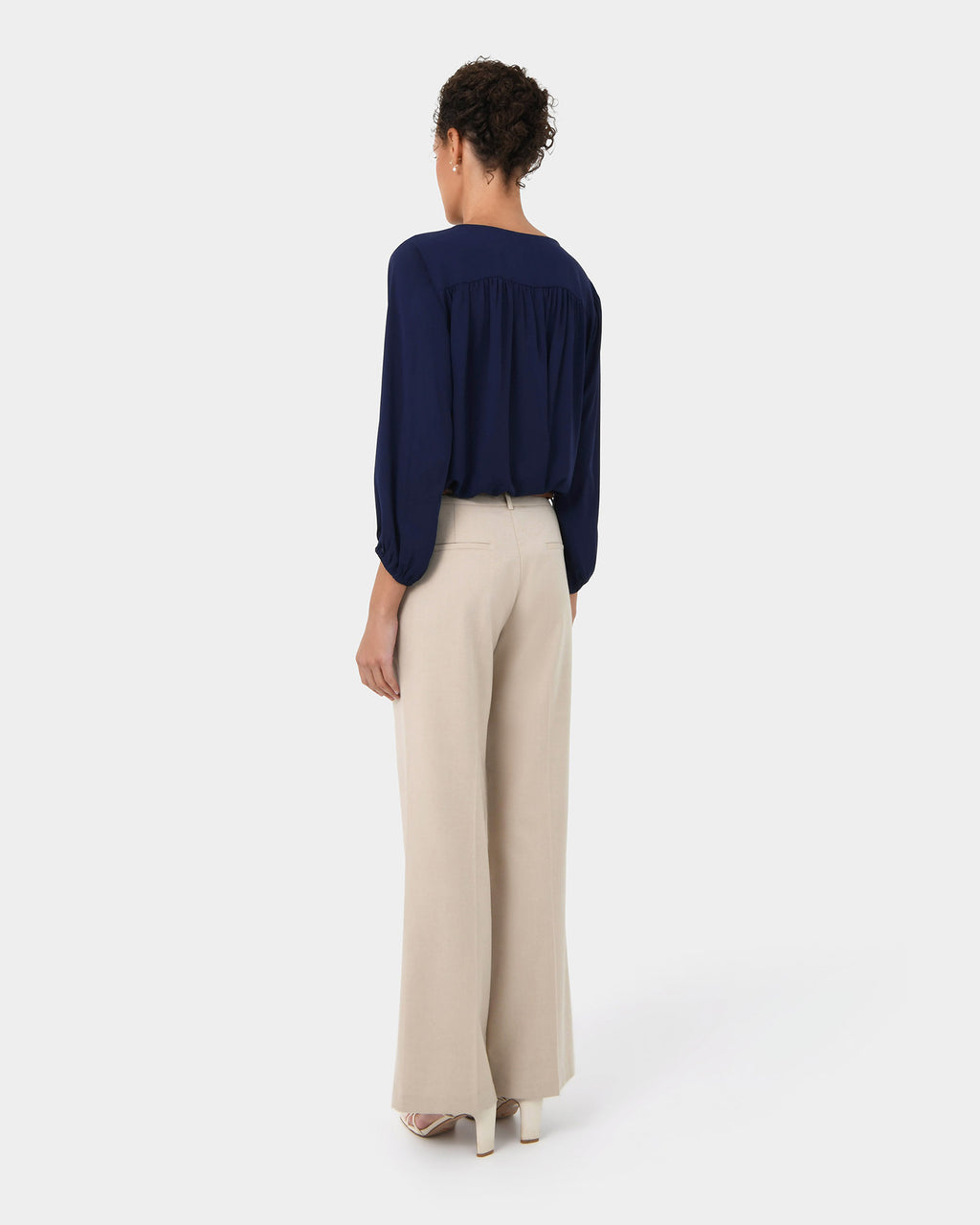 Ikaria Tie Neck Blouse