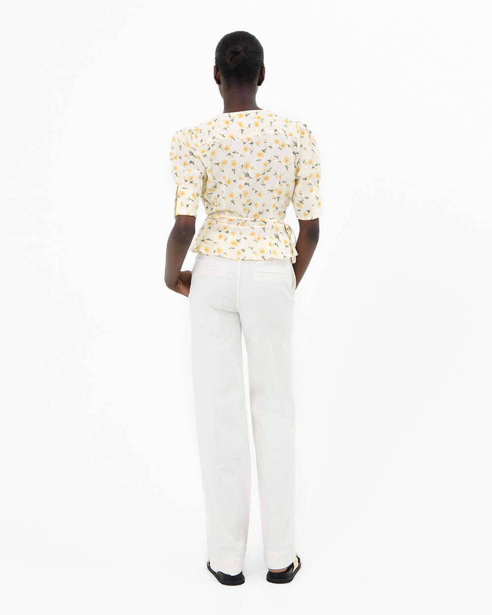 Shanti Printed Crossover Top