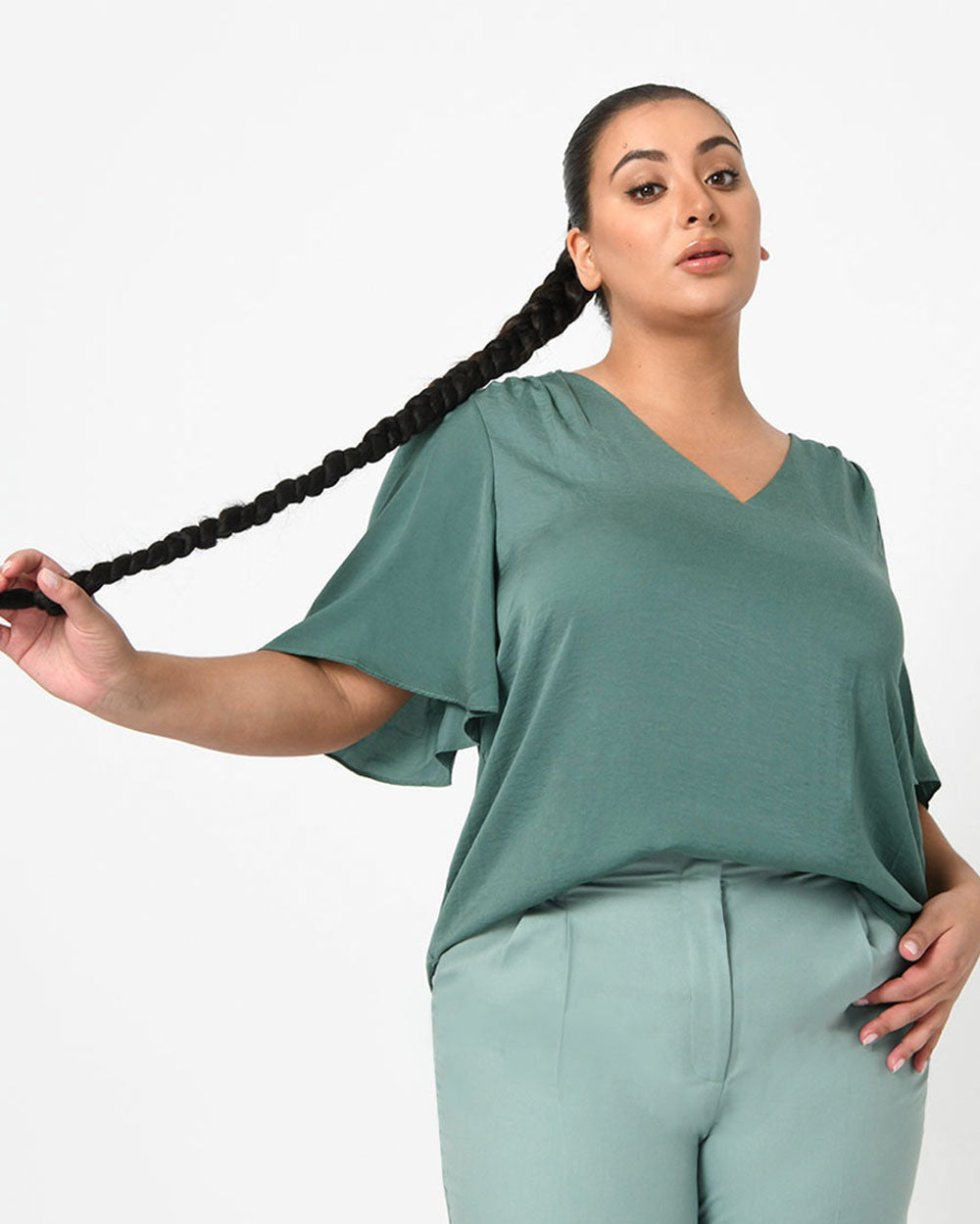 Anastasia V-Neck Blouse