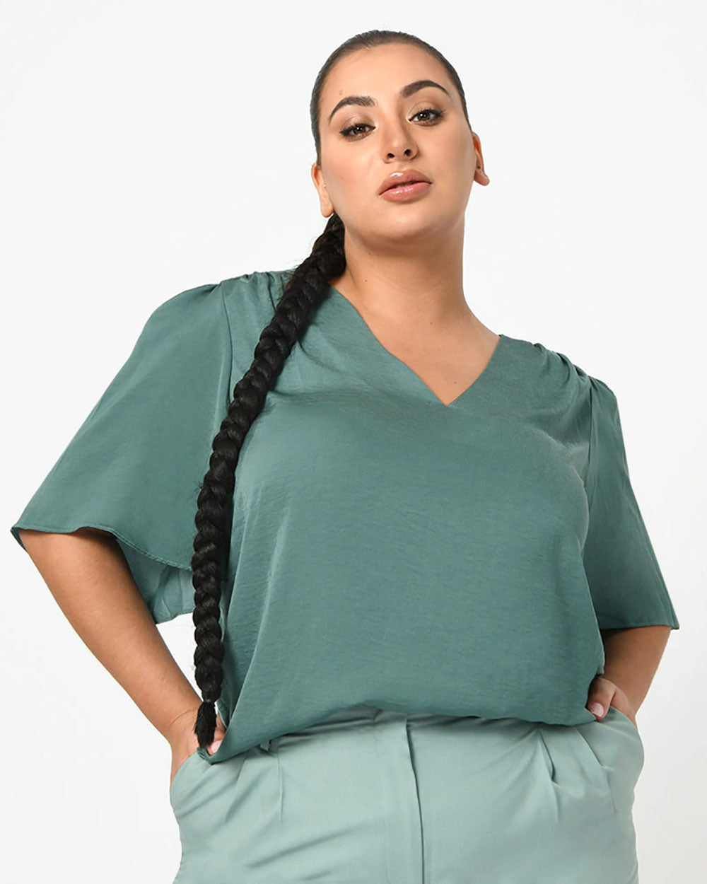 Anastasia V-Neck Blouse