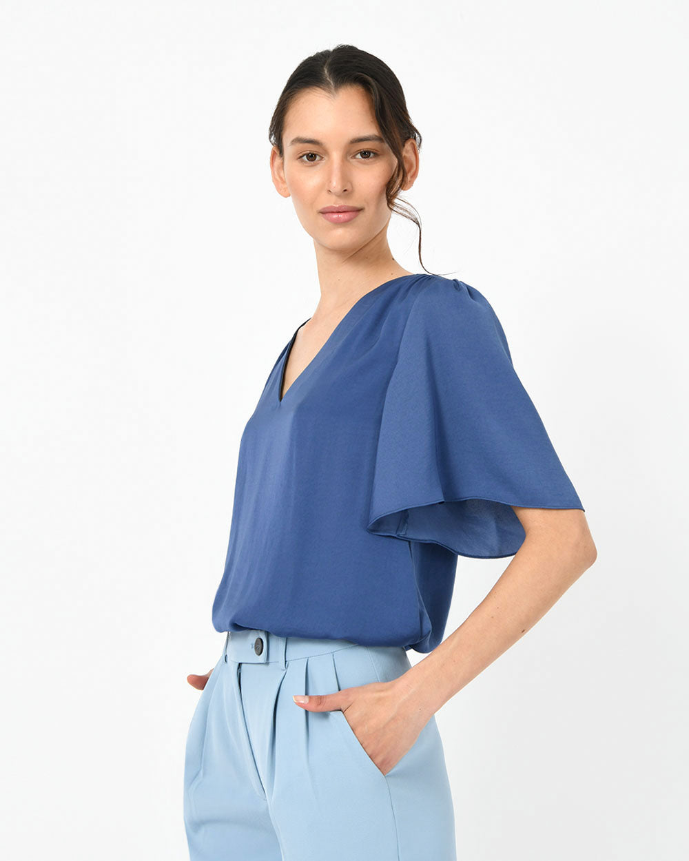 Anastasia Flutter Sleeve Blous
