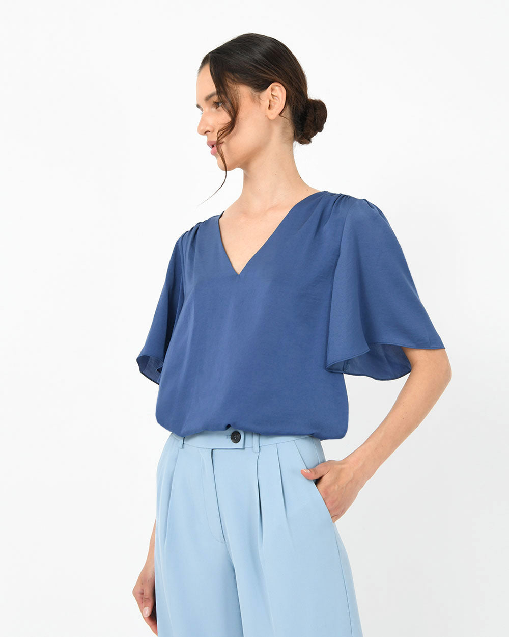 Anastasia Flutter Sleeve Blous