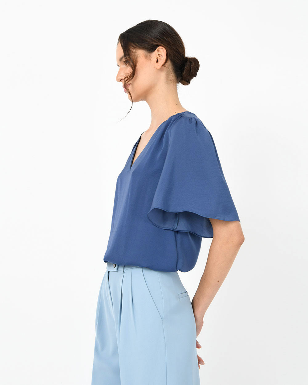 Anastasia Flutter Sleeve Blous