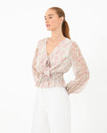 Rosemary Shirred Waist Top