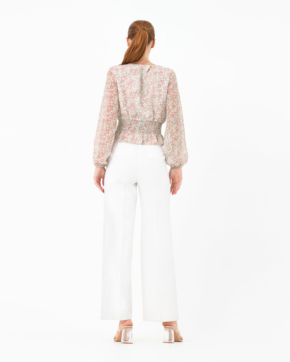 Rosemary Shirred Waist Top