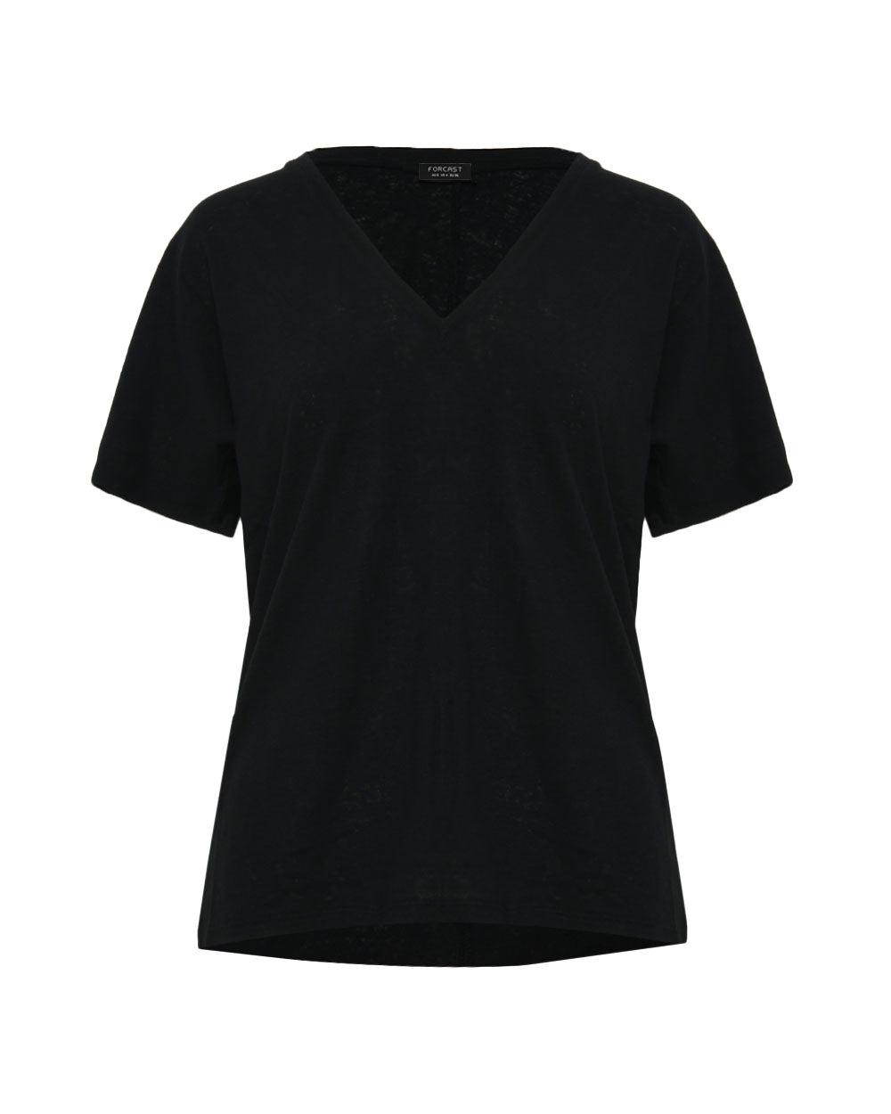 Brussels Linen V-Neck Tee