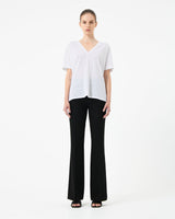 Brussels Linen V-Neck Tee
