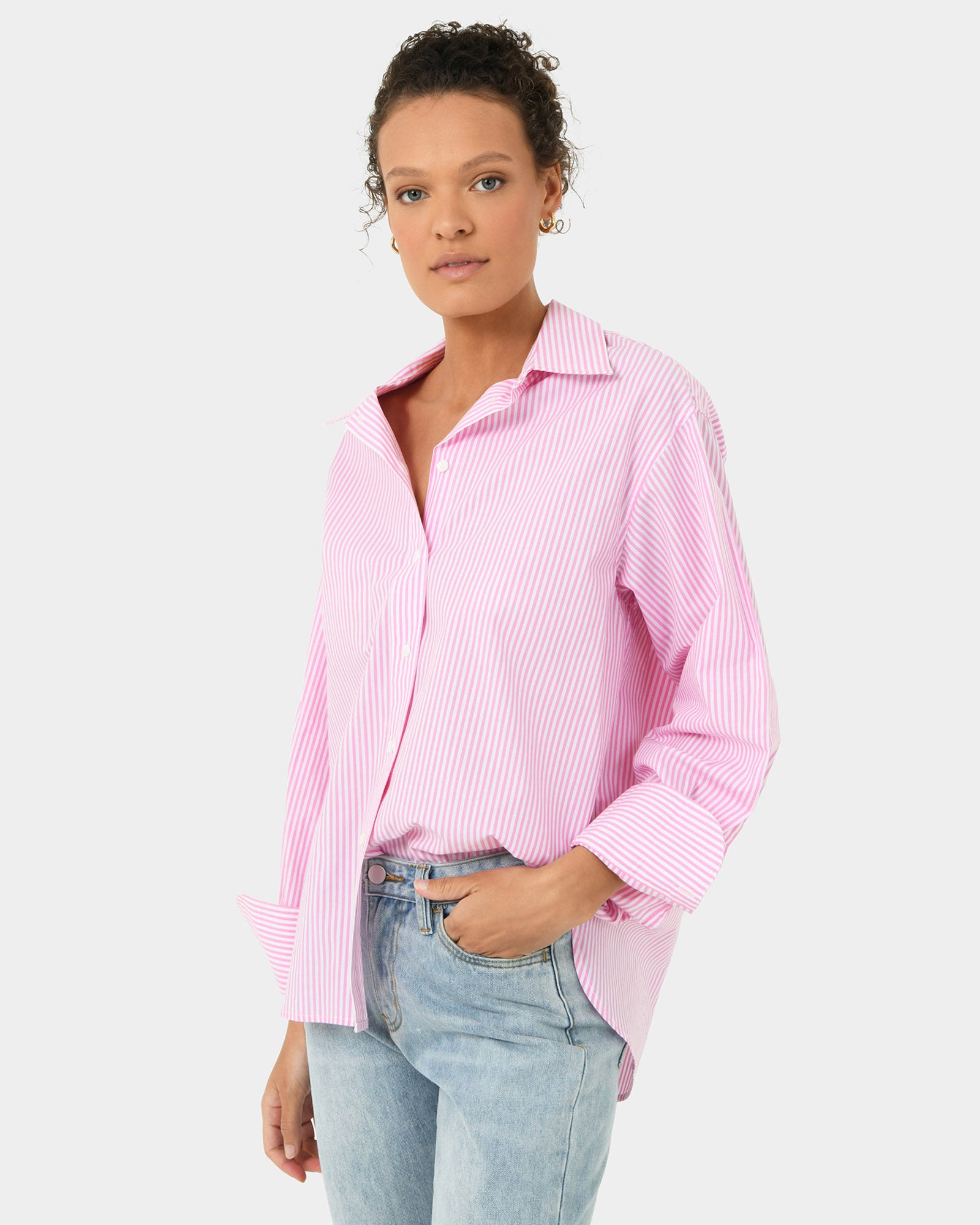 Manhattan Striped Cotton Shirt