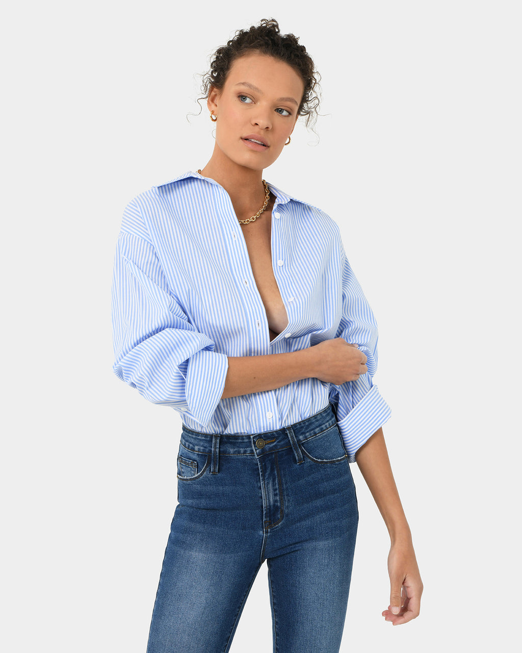 Manhattan Striped Cotton Shirt