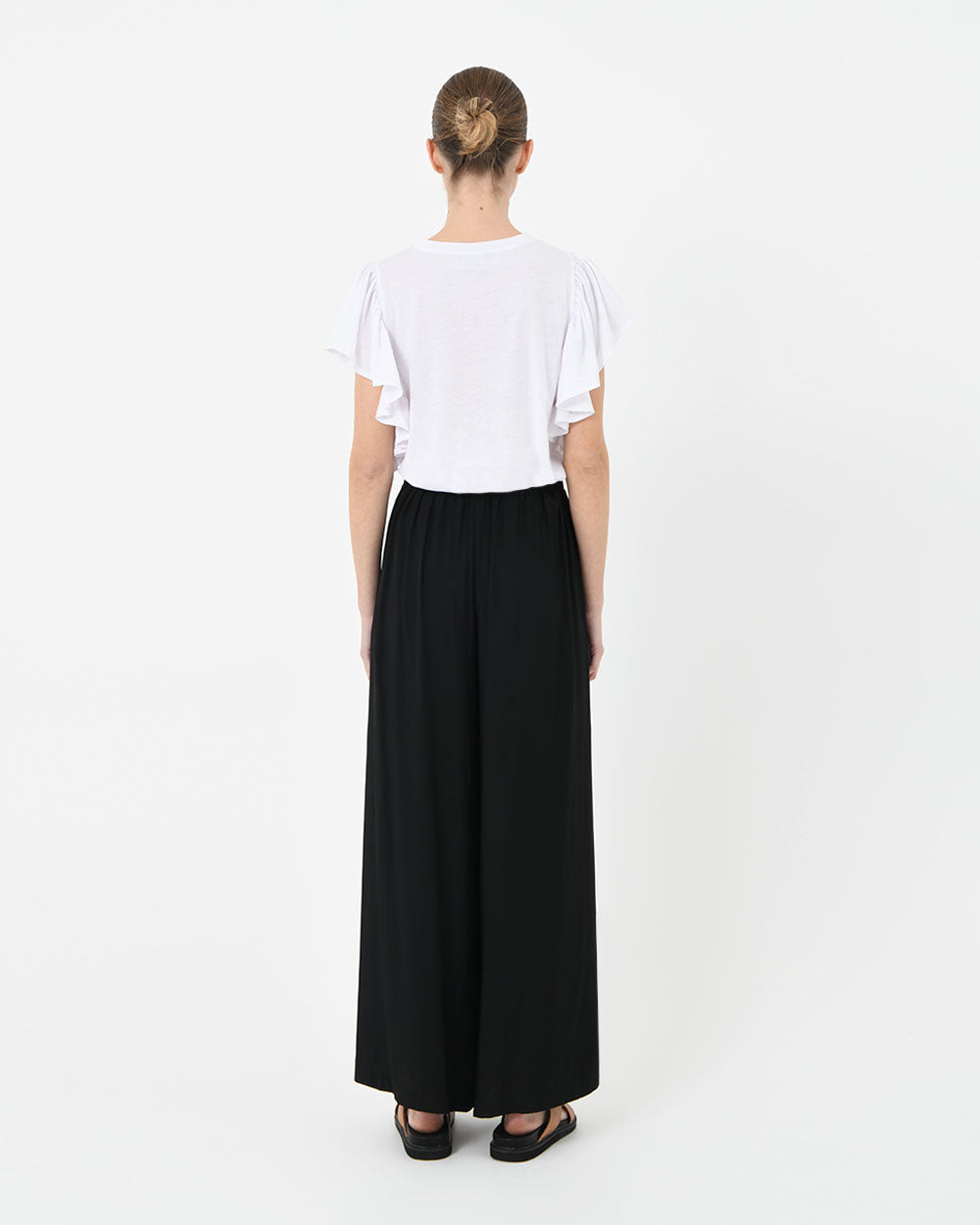 Akane Ruffled Jersey Top