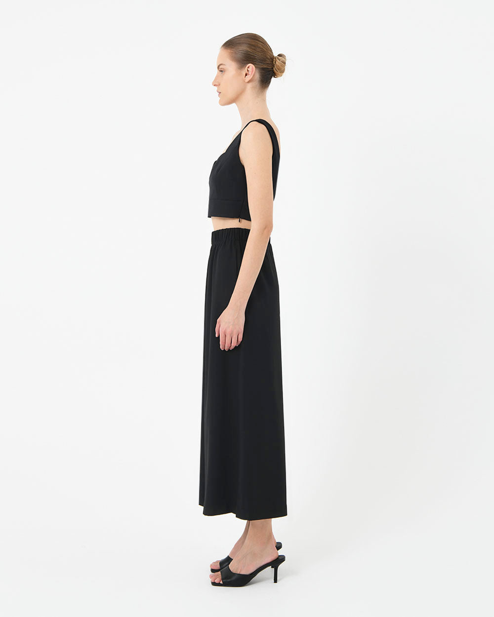 Le Marais Crepe Crop Top
