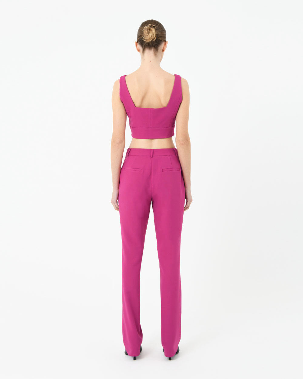 Le Marais Crepe Crop Top
